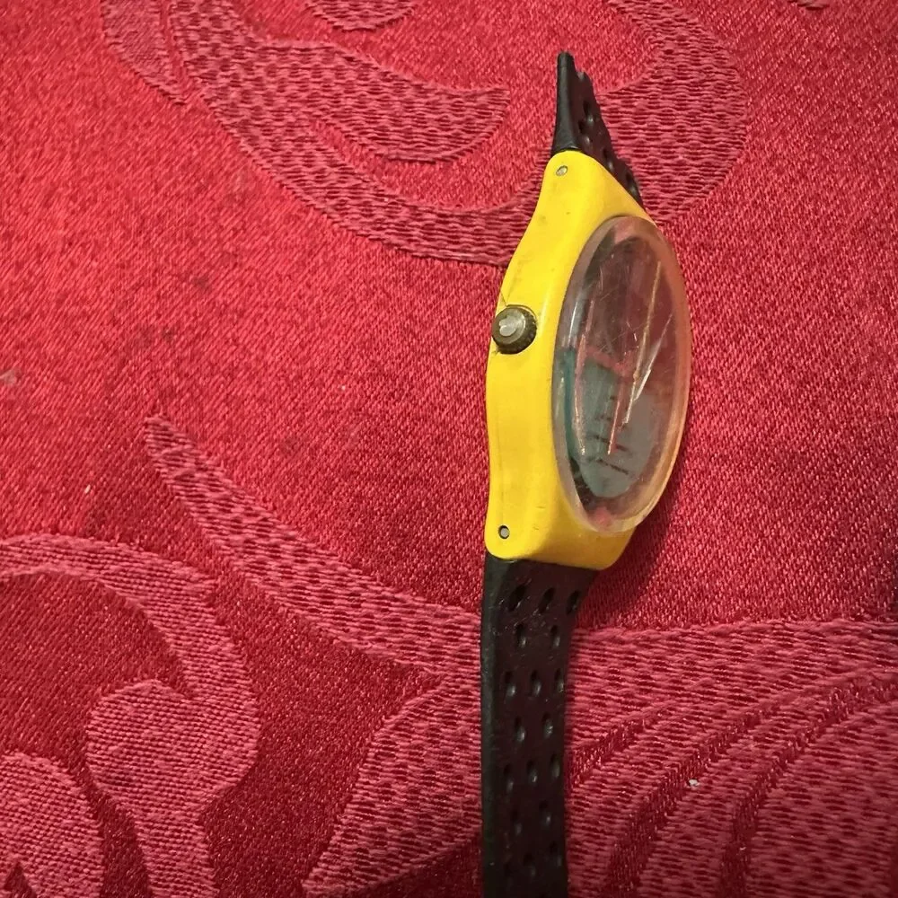 Vintage 1989 / 1987 Swatch Blue Jet & Follow Me Classic Design New Batteries.